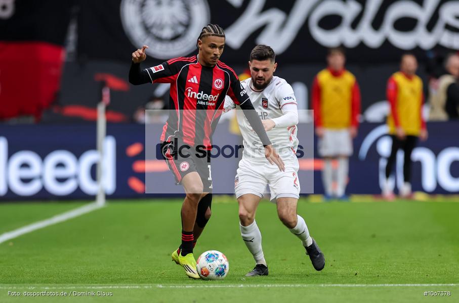 1. FC Heidenheim, Eintracht Frankfurt, Bundesliga, Voetball, Sport, Le Football, Germany, Futbol, Fotball, Fussball, Deutschland, DFL, DFB, Calcio, 2025/26, Saison 2025/2026 - Bild-ID: 1067378