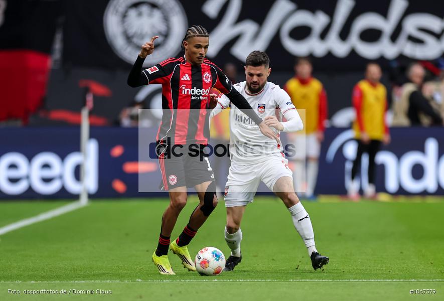 1. FC Heidenheim, Eintracht Frankfurt, Bundesliga, Voetball, Sport, Le Football, Germany, Futbol, Fotball, Fussball, Deutschland, DFL, DFB, Calcio, 2025/26, Saison 2025/2026 - Bild-ID: 1067379