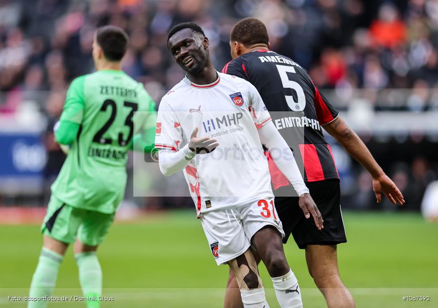 1. FC Heidenheim, Eintracht Frankfurt, Bundesliga, Voetball, Sport, Le Football, Germany, Futbol, Fotball, Fussball, Deutschland, DFL, DFB, Calcio, 2025/26, Saison 2025/2026 - Bild-ID: 1067392