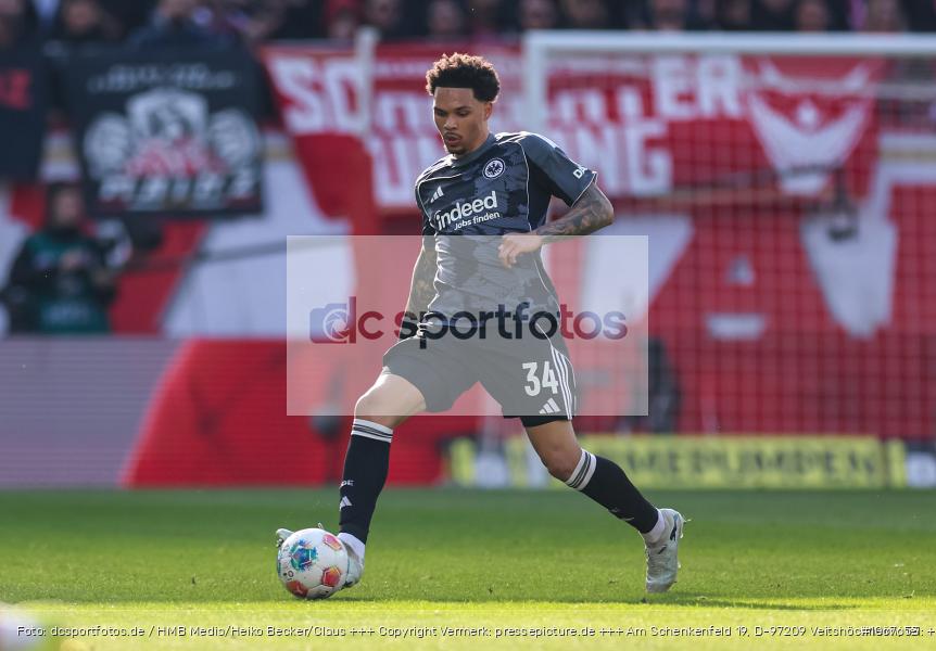 Eintracht Frankfurt, 1. FSV Mainz 05, Liga, Bundesliga, Voetball, Sport, Le Football, Germany, Futbol, Fotball, Fussball, Deutschland, DFL, DFB, Calcio, 2025/26, Saison 2025/2026 - Bild-ID: 1067653
