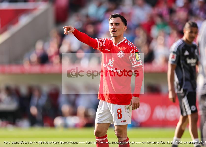 Eintracht Frankfurt, 1. FSV Mainz 05, Liga, Bundesliga, Voetball, Sport, Le Football, Germany, Futbol, Fotball, Fussball, Deutschland, DFL, DFB, Calcio, 2025/26, Saison 2025/2026 - Bild-ID: 1067668