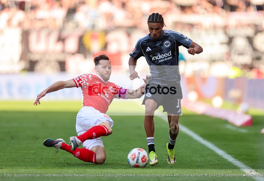 Eintracht Frankfurt, 1. FSV Mainz 05, Liga, Bundesliga, Voetball, Sport, Le Football, Germany, Futbol, Fotball, Fussball, Deutschland, DFL, DFB, Calcio, 2025/26, Saison 2025/2026 - Bild-ID: 1067678