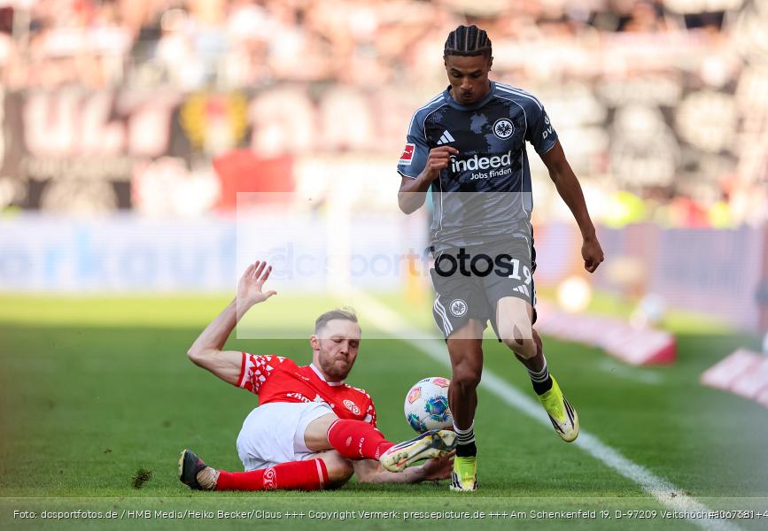 Eintracht Frankfurt, 1. FSV Mainz 05, Liga, Bundesliga, Voetball, Sport, Le Football, Germany, Futbol, Fotball, Fussball, Deutschland, DFL, DFB, Calcio, 2025/26, Saison 2025/2026 - Bild-ID: 1067681
