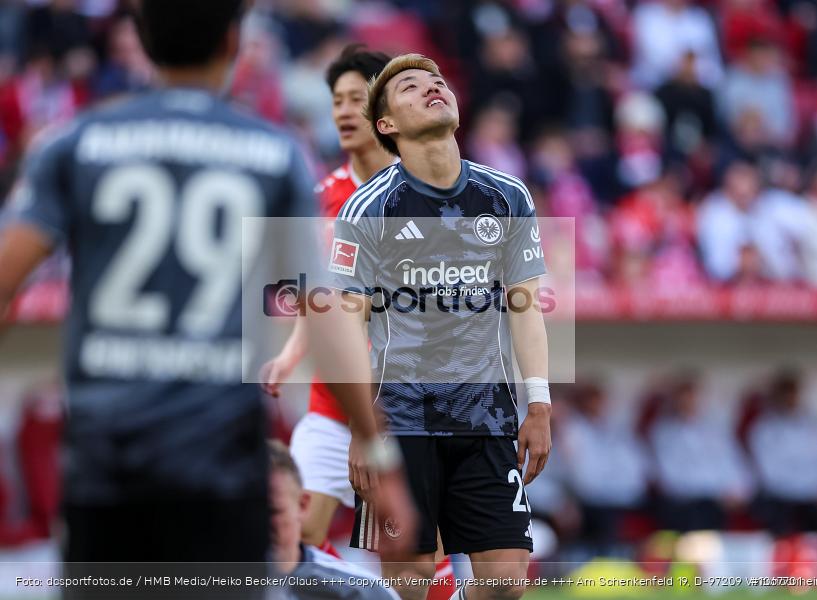 Eintracht Frankfurt, 1. FSV Mainz 05, Liga, Bundesliga, Voetball, Sport, Le Football, Germany, Futbol, Fotball, Fussball, Deutschland, DFL, DFB, Calcio, 2025/26, Saison 2025/2026 - Bild-ID: 1067701