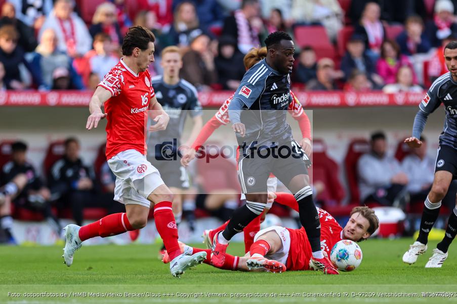Eintracht Frankfurt, 1. FSV Mainz 05, Liga, Bundesliga, Voetball, Sport, Le Football, Germany, Futbol, Fotball, Fussball, Deutschland, DFL, DFB, Calcio, 2025/26, Saison 2025/2026 - Bild-ID: 1067706