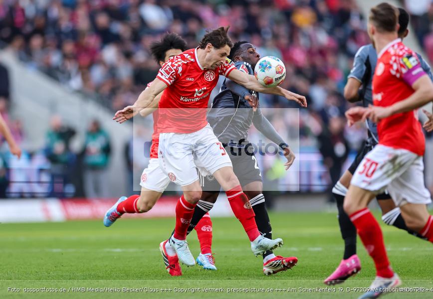Eintracht Frankfurt, 1. FSV Mainz 05, Liga, Bundesliga, Voetball, Sport, Le Football, Germany, Futbol, Fotball, Fussball, Deutschland, DFL, DFB, Calcio, 2025/26, Saison 2025/2026 - Bild-ID: 1067712
