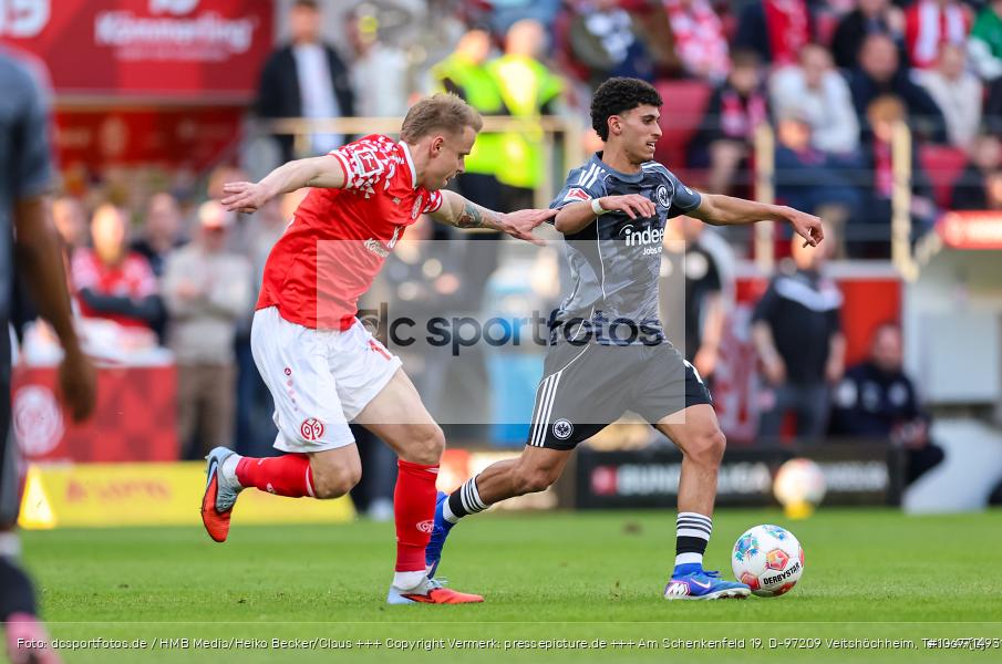 Eintracht Frankfurt, 1. FSV Mainz 05, Liga, Bundesliga, Voetball, Sport, Le Football, Germany, Futbol, Fotball, Fussball, Deutschland, DFL, DFB, Calcio, 2025/26, Saison 2025/2026 - Bild-ID: 1067714