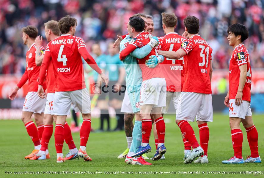 Eintracht Frankfurt, 1. FSV Mainz 05, Liga, Bundesliga, Voetball, Sport, Le Football, Germany, Futbol, Fotball, Fussball, Deutschland, DFL, DFB, Calcio, 2025/26, Saison 2025/2026 - Bild-ID: 1067730