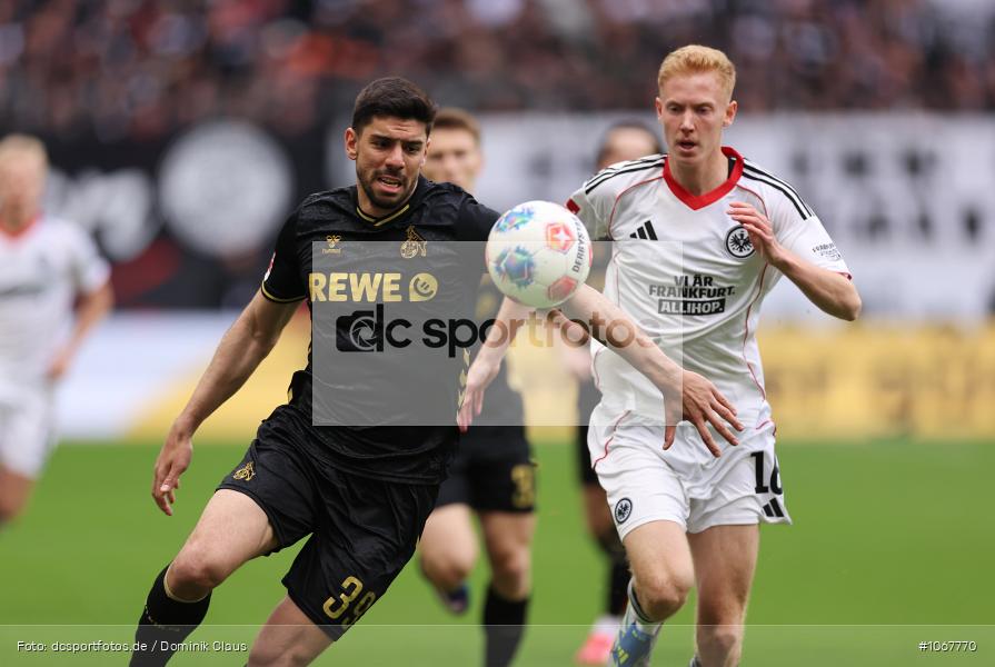 1. FC Köln, Eintracht Frankfurt, Bundesliga, Voetball, Sport, Le Football, Germany, Futbol, Fotball, Fussball, Deutschland, DFL, DFB, Calcio, 2025/26, Saison 2025/2026 - Bild-ID: 1067770