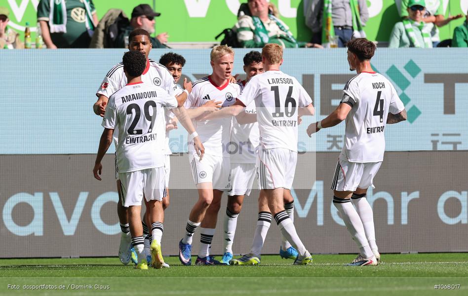 Eintracht Frankfurt, VfL Wolfsburg, 1. Bundesliga, Bundesliga, Voetball, Sport, Le Football, Germany, Futbol, Fotball, Fussball, Deutschland, DFL, DFB, Calcio, 2025/26, Saison 2025/2026 - Bild-ID: 1068017