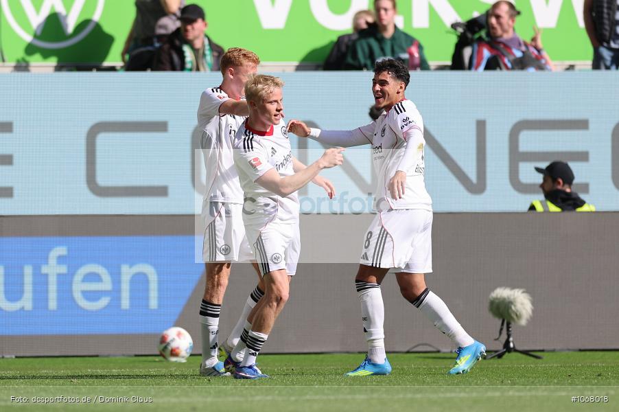 Eintracht Frankfurt, VfL Wolfsburg, 1. Bundesliga, Bundesliga, Voetball, Sport, Le Football, Germany, Futbol, Fotball, Fussball, Deutschland, DFL, DFB, Calcio, 2025/26, Saison 2025/2026 - Bild-ID: 1068018