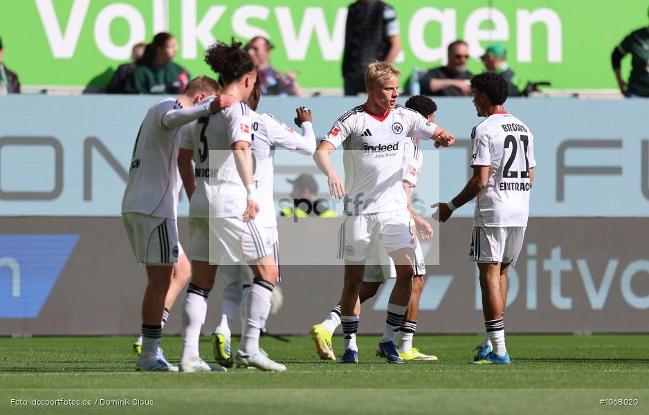 Eintracht Frankfurt, VfL Wolfsburg, 1. Bundesliga, Bundesliga, Voetball, Sport, Le Football, Germany, Futbol, Fotball, Fussball, Deutschland, DFL, DFB, Calcio, 2025/26, Saison 2025/2026 - Bild-ID: 1068020