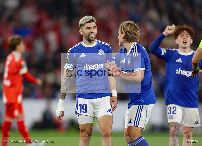 Racing Straßburg, Racing Strasborug, RC Strasbourg Alsace, 1. FSV Mainz 05, UECL, UEFA Conference League, Liga, Bundesliga, Voetball, Sport, Le Football, Germany, Futbol, Fotball, Fussball, Deutschland, DFL, DFB, Calcio, 2025/26, Saison 2025/2026 - Bild-ID: 1068259