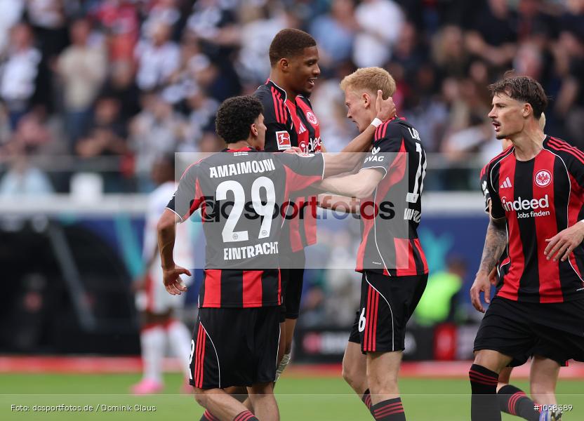 RB Leipzig, Eintracht Frankfurt, Bundesliga, Voetball, Sport, Le Football, Germany, Futbol, Fotball, Fussball, Deutschland, DFL, DFB, Calcio, 2025/26, Saison 2025/2026 - Bild-ID: 1068389