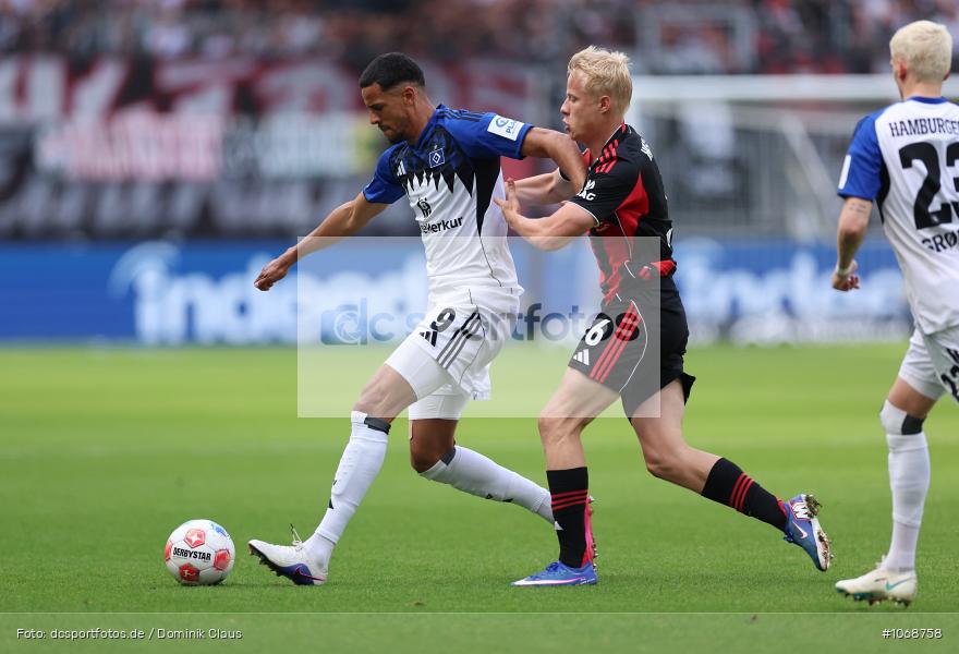 HSV, Hamburger SV, Eintracht Frankfurt, Bundesliga, Voetball, Sport, Le Football, Germany, Futbol, Fotball, Fussball, Deutschland, DFL, DFB, Calcio, 2025/26, Saison 2025/2026 - Bild-ID: 1068758