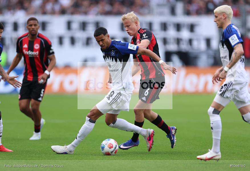HSV, Hamburger SV, Eintracht Frankfurt, Bundesliga, Voetball, Sport, Le Football, Germany, Futbol, Fotball, Fussball, Deutschland, DFL, DFB, Calcio, 2025/26, Saison 2025/2026 - Bild-ID: 1068760