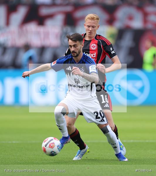 HSV, Hamburger SV, Eintracht Frankfurt, Bundesliga, Voetball, Sport, Le Football, Germany, Futbol, Fotball, Fussball, Deutschland, DFL, DFB, Calcio, 2025/26, Saison 2025/2026 - Bild-ID: 1068764