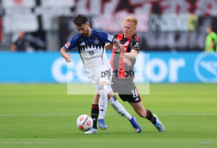 HSV, Hamburger SV, Eintracht Frankfurt, Bundesliga, Voetball, Sport, Le Football, Germany, Futbol, Fotball, Fussball, Deutschland, DFL, DFB, Calcio, 2025/26, Saison 2025/2026 - Bild-ID: 1068766