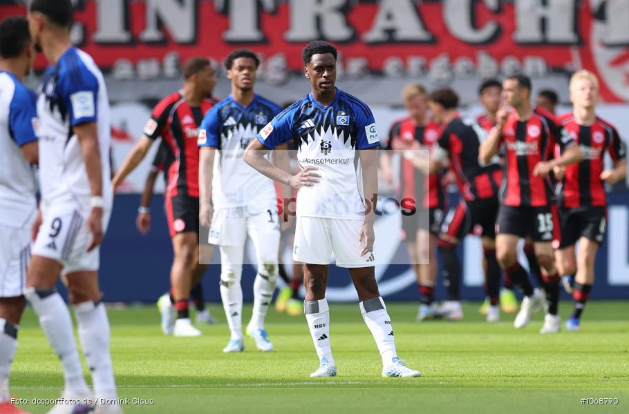 HSV, Hamburger SV, Eintracht Frankfurt, Bundesliga, Voetball, Sport, Le Football, Germany, Futbol, Fotball, Fussball, Deutschland, DFL, DFB, Calcio, 2025/26, Saison 2025/2026 - Bild-ID: 1068790