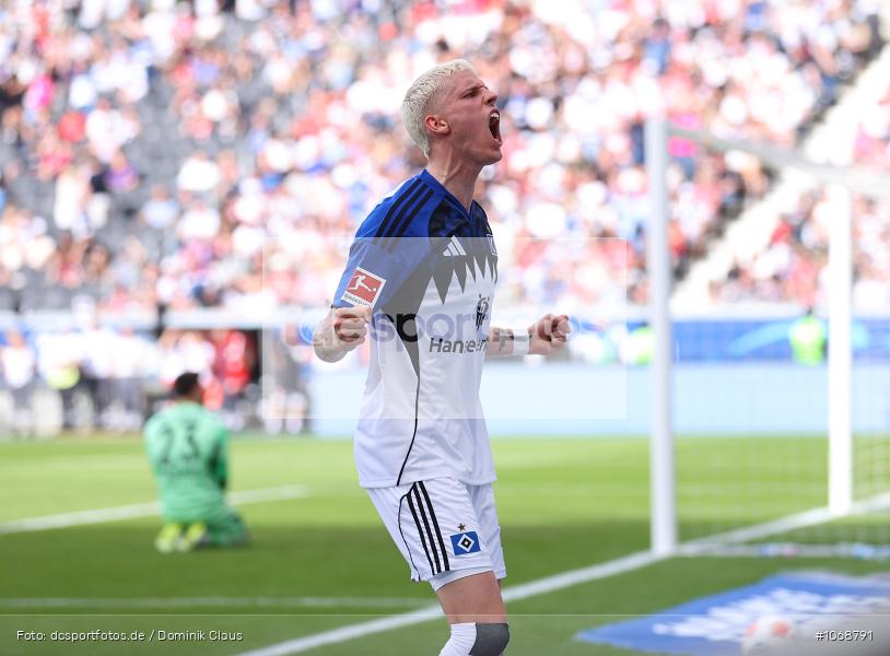 HSV, Hamburger SV, Eintracht Frankfurt, Bundesliga, Voetball, Sport, Le Football, Germany, Futbol, Fotball, Fussball, Deutschland, DFL, DFB, Calcio, 2025/26, Saison 2025/2026 - Bild-ID: 1068791