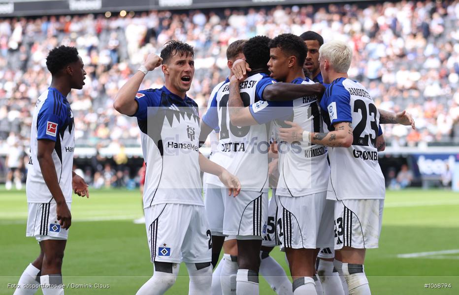 HSV, Hamburger SV, Eintracht Frankfurt, Bundesliga, Voetball, Sport, Le Football, Germany, Futbol, Fotball, Fussball, Deutschland, DFL, DFB, Calcio, 2025/26, Saison 2025/2026 - Bild-ID: 1068794