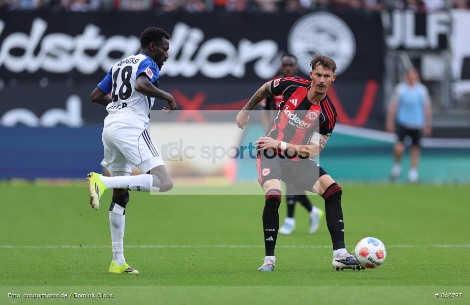 HSV, Hamburger SV, Eintracht Frankfurt, Bundesliga, Voetball, Sport, Le Football, Germany, Futbol, Fotball, Fussball, Deutschland, DFL, DFB, Calcio, 2025/26, Saison 2025/2026 - Bild-ID: 1068797