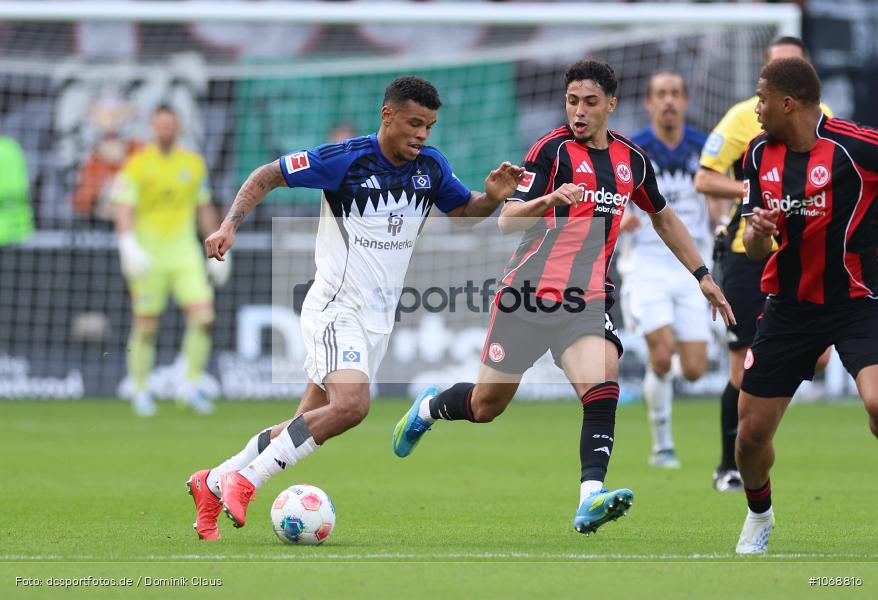 HSV, Hamburger SV, Eintracht Frankfurt, Bundesliga, Voetball, Sport, Le Football, Germany, Futbol, Fotball, Fussball, Deutschland, DFL, DFB, Calcio, 2025/26, Saison 2025/2026 - Bild-ID: 1068816