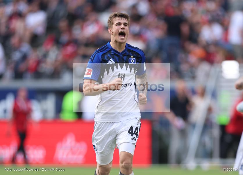 HSV, Hamburger SV, Eintracht Frankfurt, Bundesliga, Voetball, Sport, Le Football, Germany, Futbol, Fotball, Fussball, Deutschland, DFL, DFB, Calcio, 2025/26, Saison 2025/2026 - Bild-ID: 1068831