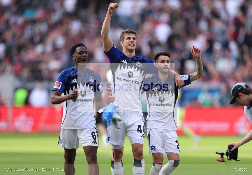 HSV, Hamburger SV, Eintracht Frankfurt, Bundesliga, Voetball, Sport, Le Football, Germany, Futbol, Fotball, Fussball, Deutschland, DFL, DFB, Calcio, 2025/26, Saison 2025/2026 - Bild-ID: 1068835