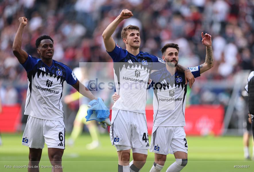 HSV, Hamburger SV, Eintracht Frankfurt, Bundesliga, Voetball, Sport, Le Football, Germany, Futbol, Fotball, Fussball, Deutschland, DFL, DFB, Calcio, 2025/26, Saison 2025/2026 - Bild-ID: 1068837