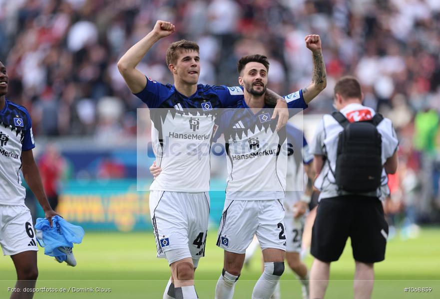HSV, Hamburger SV, Eintracht Frankfurt, Bundesliga, Voetball, Sport, Le Football, Germany, Futbol, Fotball, Fussball, Deutschland, DFL, DFB, Calcio, 2025/26, Saison 2025/2026 - Bild-ID: 1068839