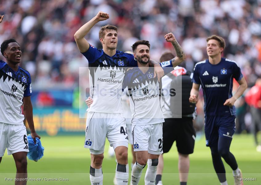 HSV, Hamburger SV, Eintracht Frankfurt, Bundesliga, Voetball, Sport, Le Football, Germany, Futbol, Fotball, Fussball, Deutschland, DFL, DFB, Calcio, 2025/26, Saison 2025/2026 - Bild-ID: 1068841