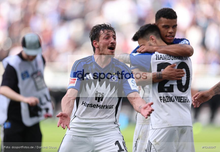 HSV, Hamburger SV, Eintracht Frankfurt, Bundesliga, Voetball, Sport, Le Football, Germany, Futbol, Fotball, Fussball, Deutschland, DFL, DFB, Calcio, 2025/26, Saison 2025/2026 - Bild-ID: 1068847